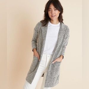 Marine Layer Birdseye Long Cardigan